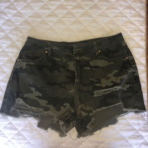 Camo shorts